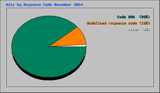 Hits by Response Code November 2024